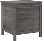 vidaXL Jardinière 50x49x56,5 cm Bois d'épicéa massif Anthracite