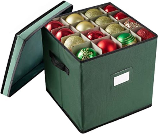 kerstballen opbergbox - Voor 64 Ballen - kerst opbergbox - opbergdoos  kerstballen -... | bol