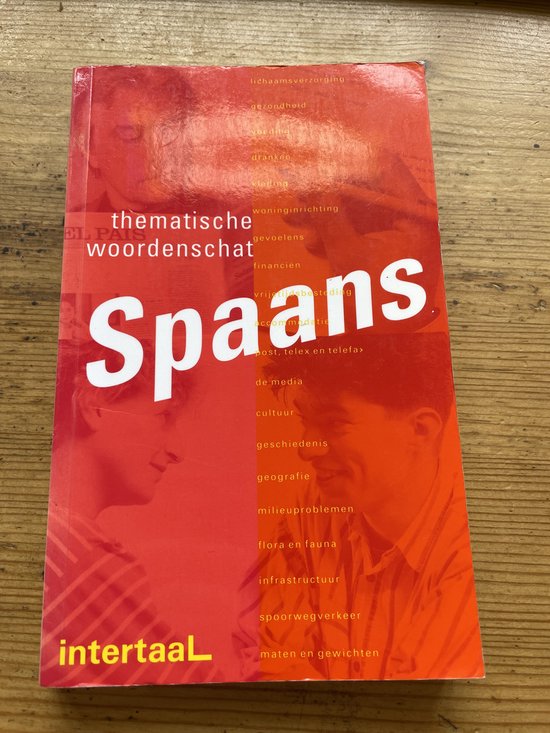 Thematische woordenschat spaans - cover