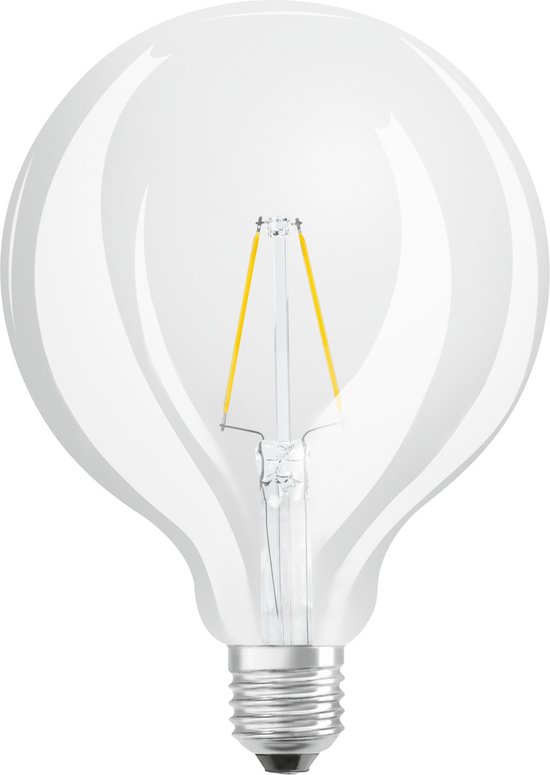 Ledvance Classic LED E27 Globe Filament Helder 2.5W 250lm - 827 Zeer Warm Wit | Vervangt 25W