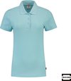 Tricorp poloshirt slim-fit dames - Casual - 201006 - lichtblauw - maat XXXL