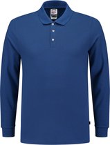 Tricorp 201017 Poloshirt Fitted 210 Gram Lange Mouw - Koningsblauw - XL