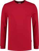 Tricorp 101015 T-Shirt Lange Mouw 60°C Wasbaar - Rood - XXL