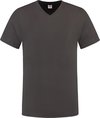 Tricorp 101005 T-Shirt V Hals Fitted - Donkergrijs - XS