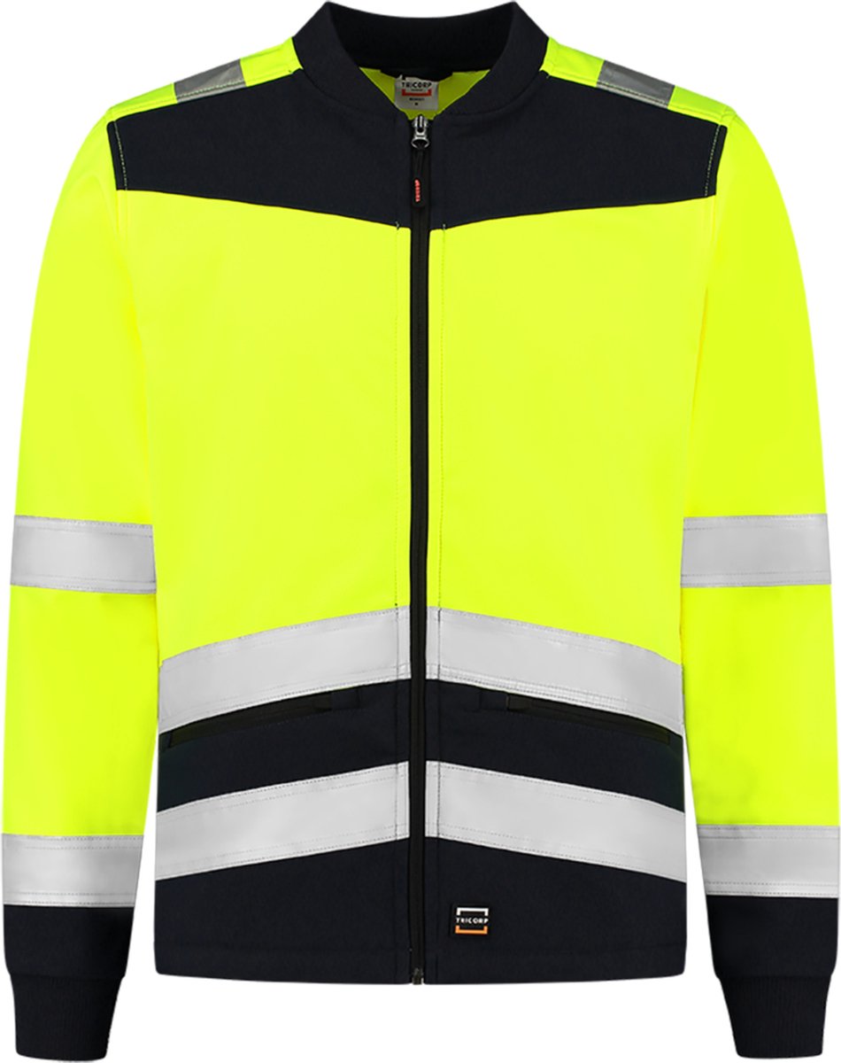 Tricorp 403021 Softshell High Vis Bicolor - Fluo Geel/Inkt - 5XL