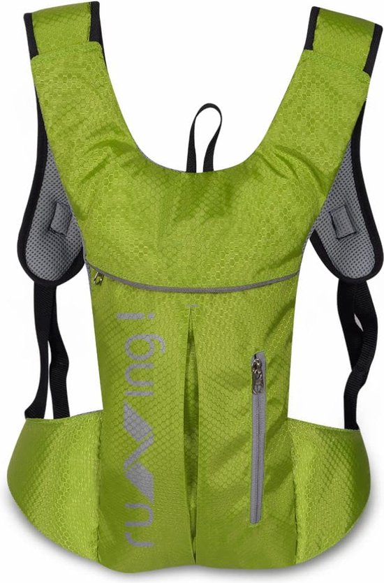 Nivia Running Bag For Adults (Green, Material-Polyester ) Lightweight | Durable | Water-Resistant | more Comfortable