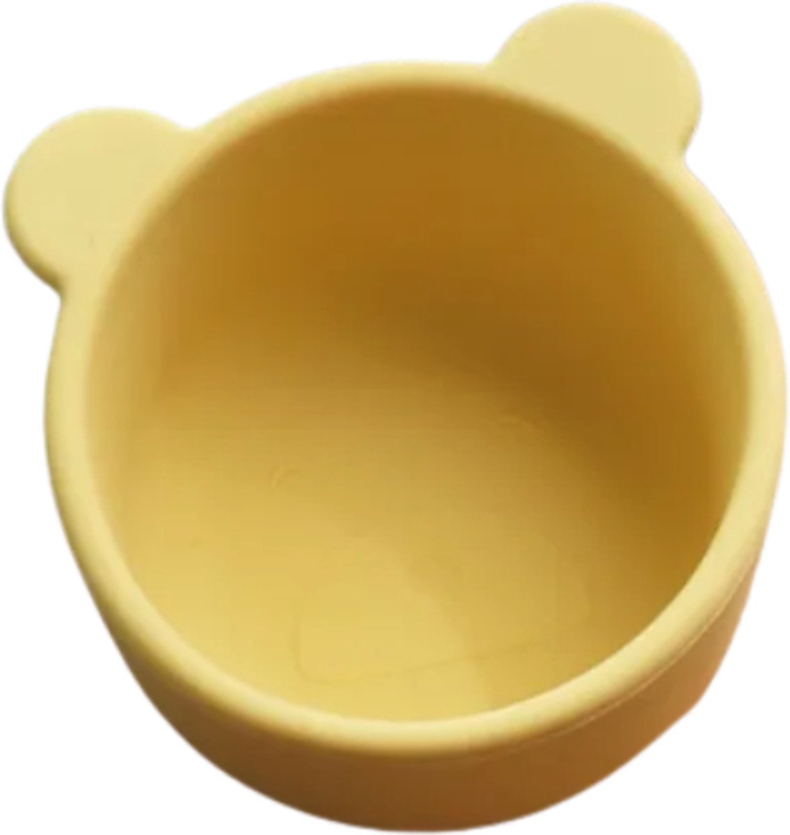 Goedkoopste Siliconen kom beer geel - siliconen beren kommetje - siliconen kom - kommetje