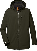 STOY heren softshell jas - winter softshell jas heren - 39808 - donker groen - maat 4XL