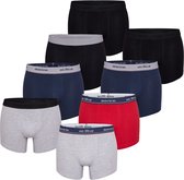 MG-1 Denim Bros. Boxers Homme 8-Pack Multi Couleurs Unies #13 - Taille 3XL