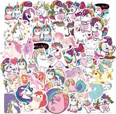 Unicorn stickers - Stickers - Unicorn - 50stuks - Unicornstickers divers