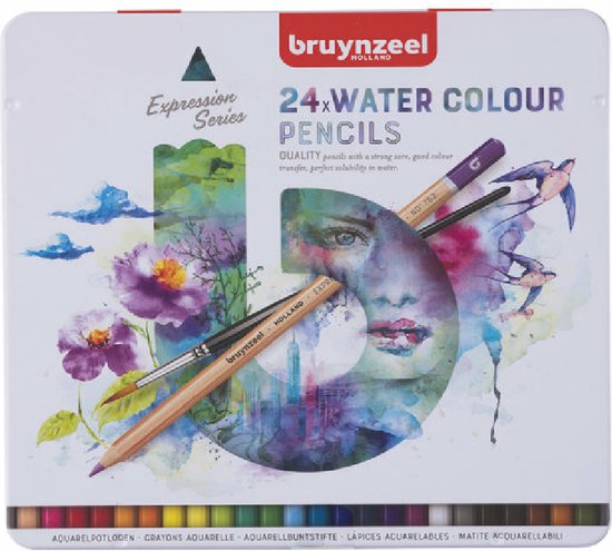 Bruynzeel Expression Aquarel 24