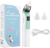 Zoeffie - Nettoyeur nasal bébé - Aspirateur nasal électrique avec USB - Aspirateur - Aspirateur Snot Bébé care - Pompe nasale Bébé - Seringue nasale - Têtes noires - 6 positions différentes
