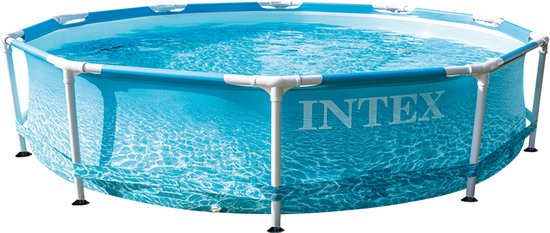 Intex Beachside Metal Frame™ Pool - Opzetzwembad - Ø 305 x 76 cm - Intex