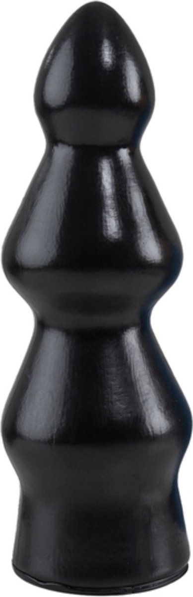 Goedkoopste WAD - 2XL Cobra Bal - XXL Anaal Dildo - 35 x 12 cm - Zwart