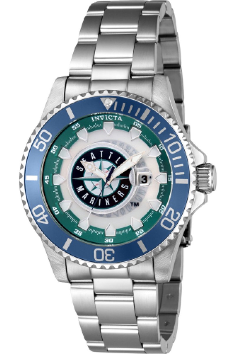 Invicta MLB - Seattle Mariners 43478 Quartz Herenhorloge - 47mm