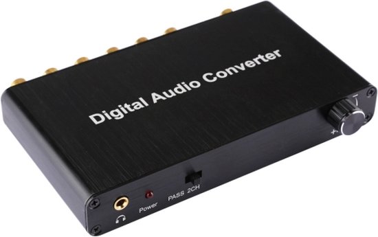 Convertisseur décodeur audio numérique 5.1CH avec coaxial optique