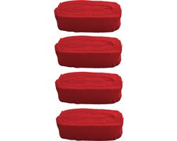 Slinger Crêpeguirlande rood brandveilig 96 meter - Slingers - Verjaardagversiering - Themafeestversiering - Brandvertragende slingers
