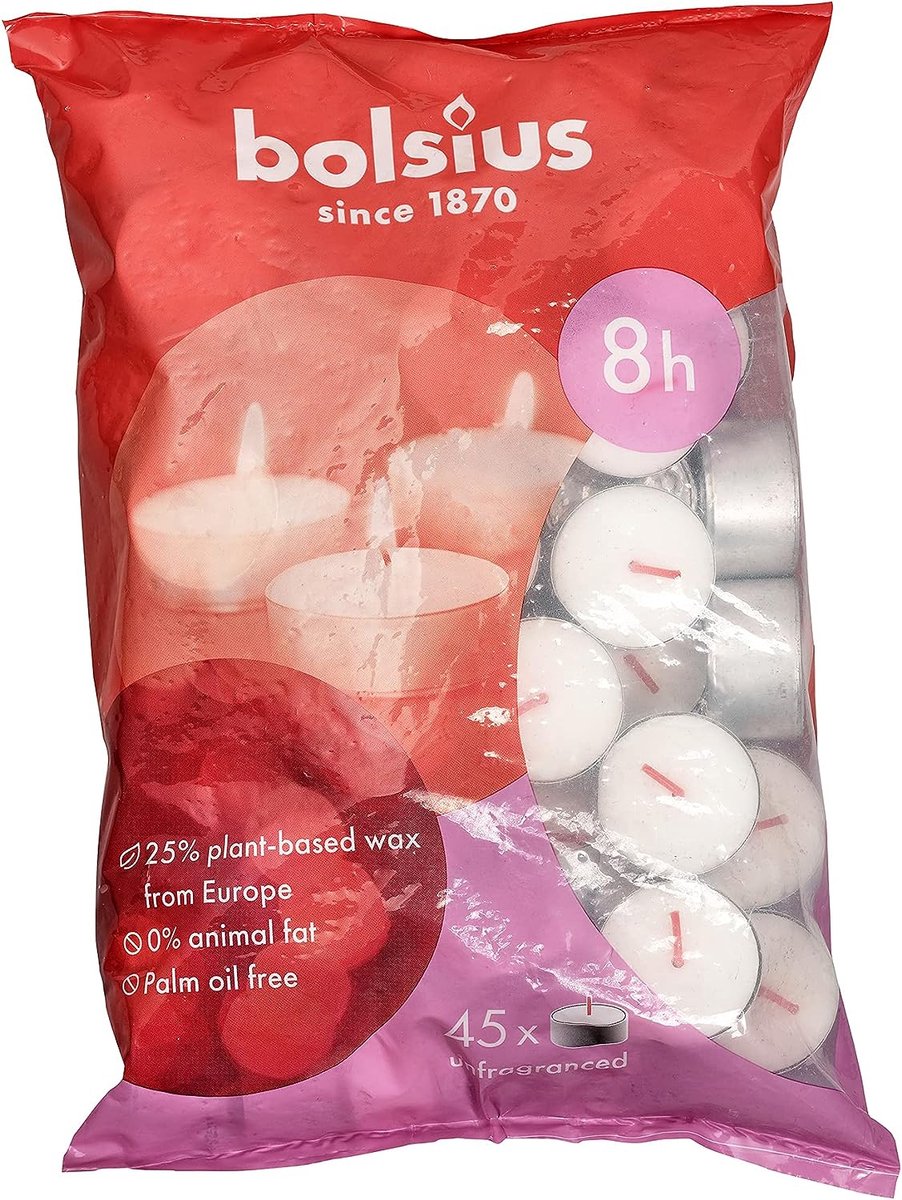 Lot de 100 Bougies Chauffe-Plat Blanc,Longue durée de combustion