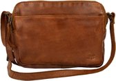 Bear Design Kleine Crossbodytas / Schoudertas Dames - Leer - Vieve - Cognac