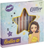 Grafix Besties Glitter gel pennenset 12-delig
