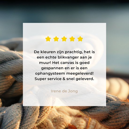 Tableau sur toile 120x180 cm - Décoration murale Corde - Bateau - Maritime - Bois - Port - Décoration murale salon - Décoration chambre - Accessoires chambre - Peintures