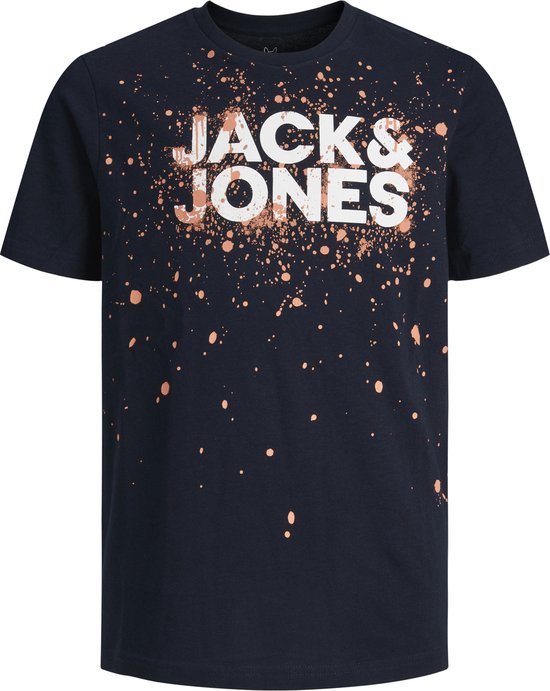 JACK&JONES JUNIOR JCOSPLASH SMU TEE SS CREW NECK JNR Jongens T-shirt - Maat 176