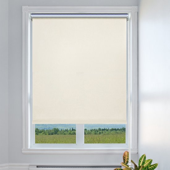Dtch Rolgordijn Verduisterend - Easy - Wit - 120 X 190 Cm
