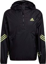 Adidas Anarok Windbreaker jas (Maat L) Zwart/Lime - Streetwear Jacket