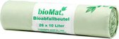 Biomat Composteerbare vuilniszakken met handvatten - Duurzaam en scheurvast - 10 Liter - 26 Stuks