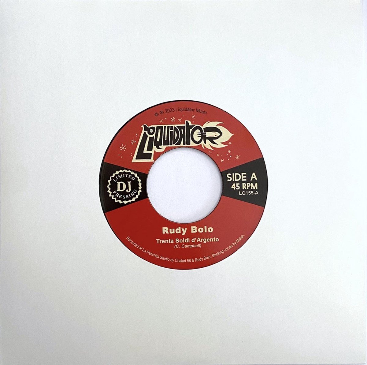 Rudy Bolo - Trenta Soldi D'argento (7" Single)