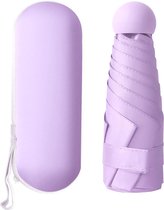 Bol.com Paraplu stormbestendig met uv-bescherming 6 ribben mini-paraplu opvouwbare reisparaplu stormvast kleine zakparaplu windb... aanbieding