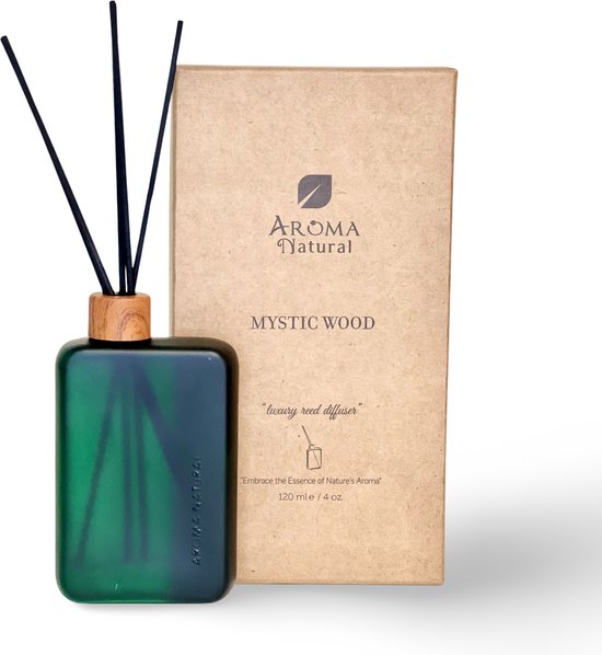 Aroma Natural - Mystic Wood - Geurstokjes Reed Diffuser 120 ML