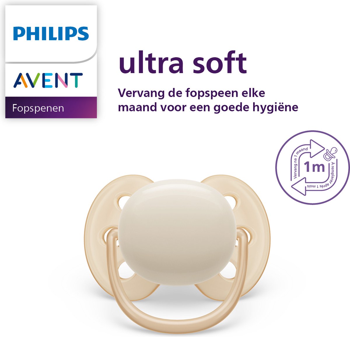 Phillips Avent Sucette ultra air 0-6 mois silicone vert brun lot de 4  SCF085/13