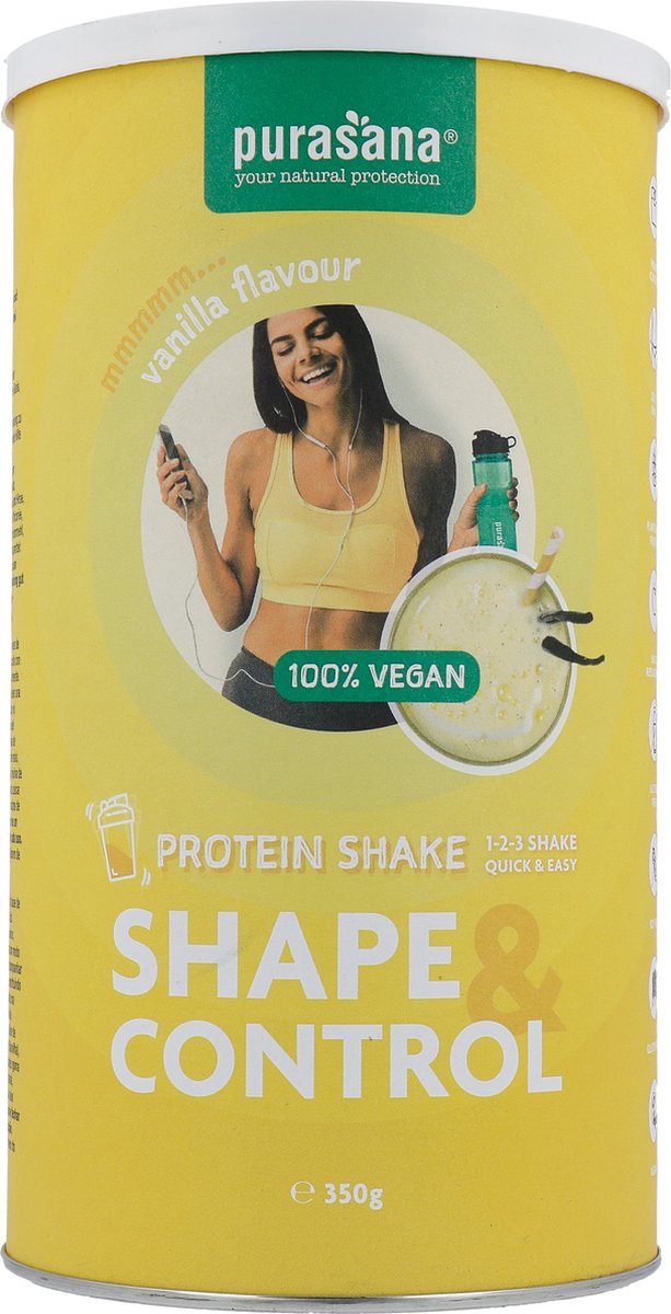 Goedkoopste Purasana Shape & Control Vanille 350 gr