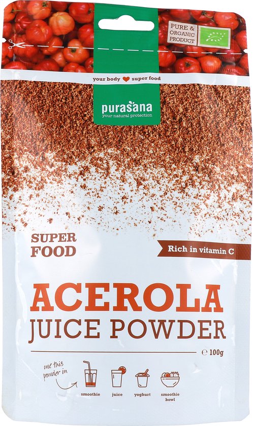 Poudre D'Acérola 100g - Superfood Riche En Vitamine C (28,1%) - Marque Buxtrade - Neuf