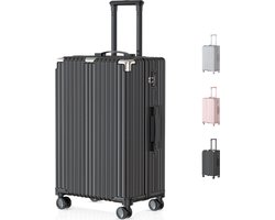 Voyagoux® - Reiskoffer Medium - 71L - Koffers - Reiskoffer met wielen – Zwart Voyagoux® - Reiskoffer Medium - 71L - Koffers - Reiskoffer met wielen – Zwart