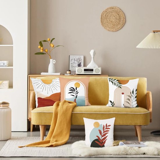 Sunset Mandala - Outdoor Kussenhoes | 45x45 cm | Katoen/Polyester - Gek op kussens