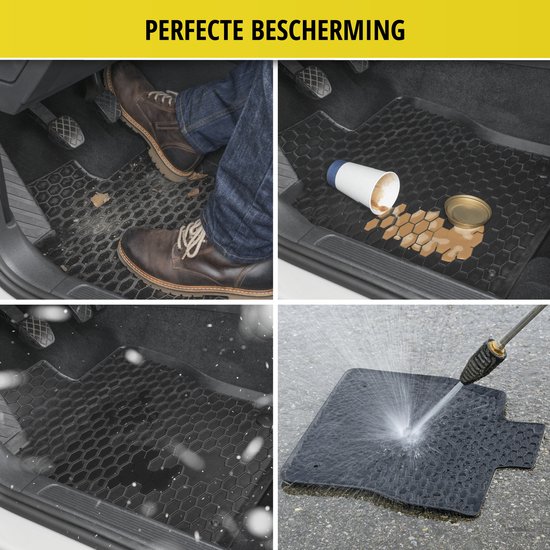 Tapis de sol en caoutchouc DirtGuard sur mesure pour VW Multivan T7 08/2021-Aujourd'hui