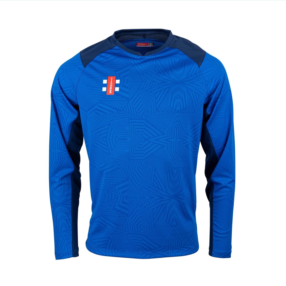 Gray-Nicolls Cricket SHIRT PRO T20 L/S RY/NV S Small - Royal / Navy