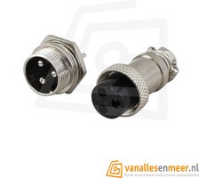 GX16-3 CONNECTOR, 3 PINS