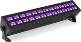 BeamZ BUV243 blacklight bar - 24 x 3 Watt UV LED's - DMX - Stroboscoop functie