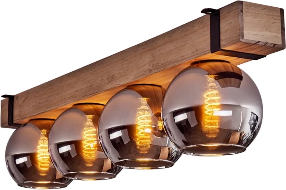 Plafondlamp Boho, 60 cm, crème-wit/rotan | Lampen24.be Plafondlamp Boho, 60 cm, crème-wit/rotan | Lampen24.be