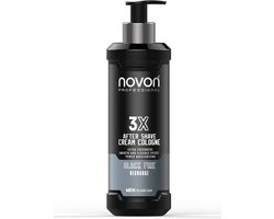 Novon - Aftershave 3X Black Fire - Creme Cologne - 400ml