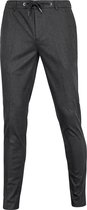 Suitable Chino broek Das Pied de Poule Antraciet - Maat 54 - Heren - Mannen broeken