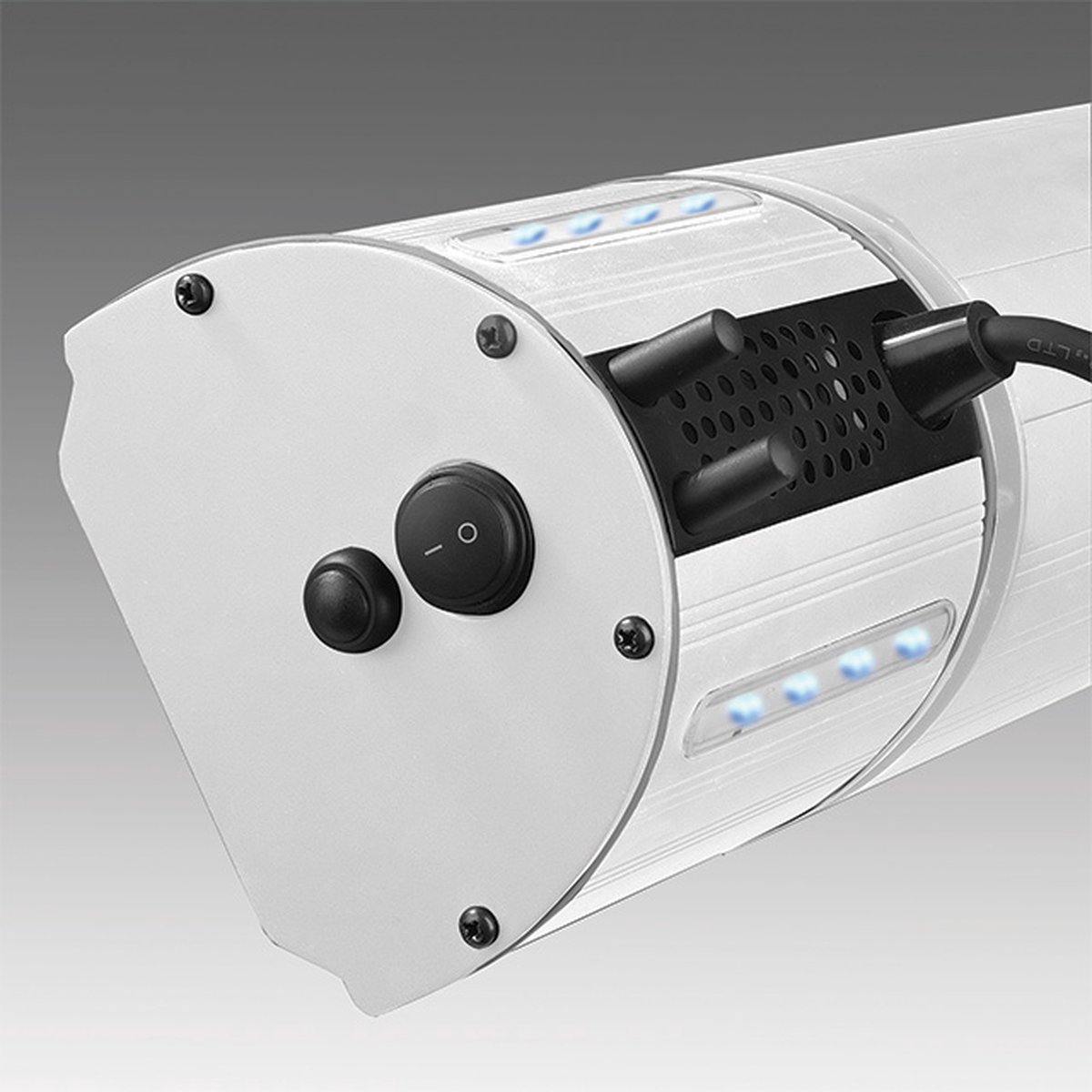 Eurom Heat and Beat - Patio heater with speaker - White