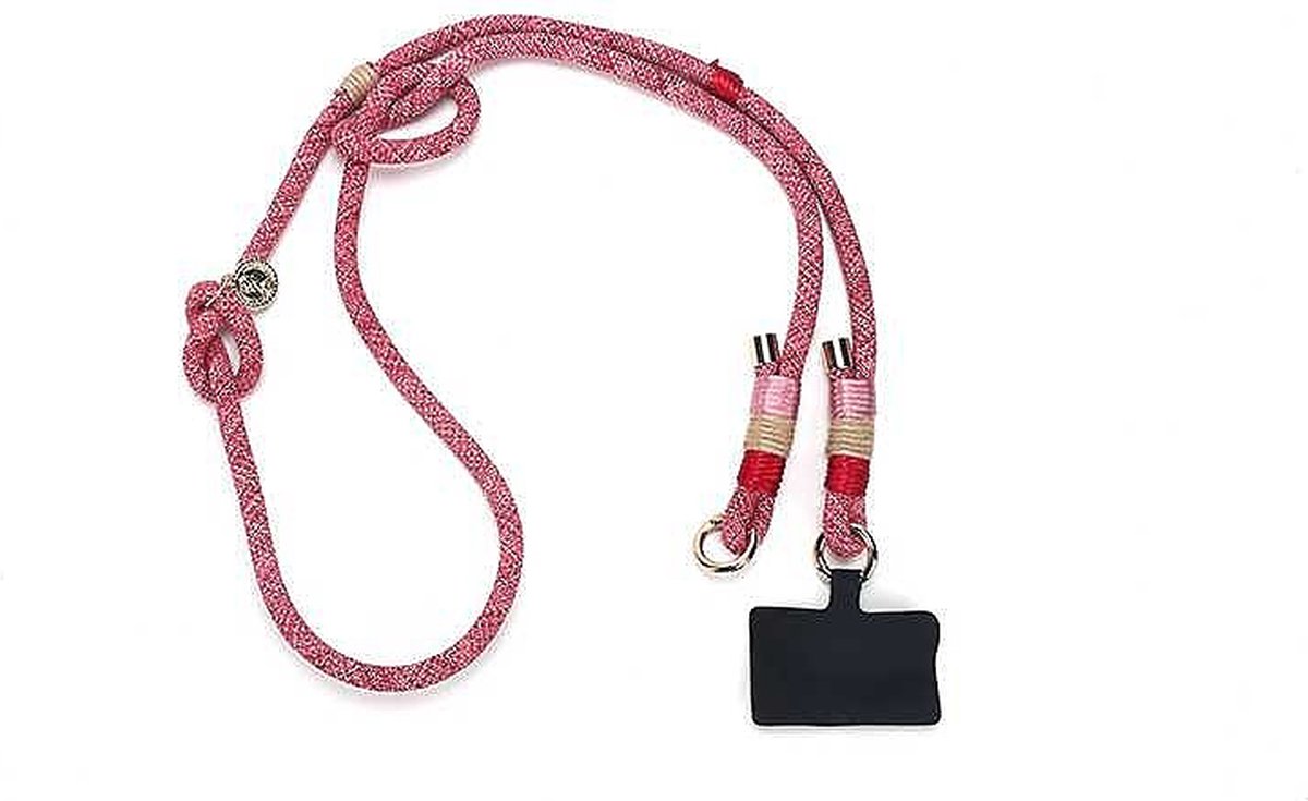 Roze telefoonkoord Toledo | phonechain | telefoonkoord | telefoonhengsel | telefoonketting | mobile cord | smartphoneketting