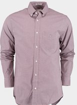 Gant Casual hemd lange mouw Rood Reg Poplin Micro Check Shirt 3230182/604