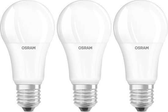OSRAM 4058075819429 LED-lamp Energielabel F (A - G) E27 Peer 13 W = 100 W Warmwit (Ø x l) 60 mm x 118 mm 3 stuk(s)