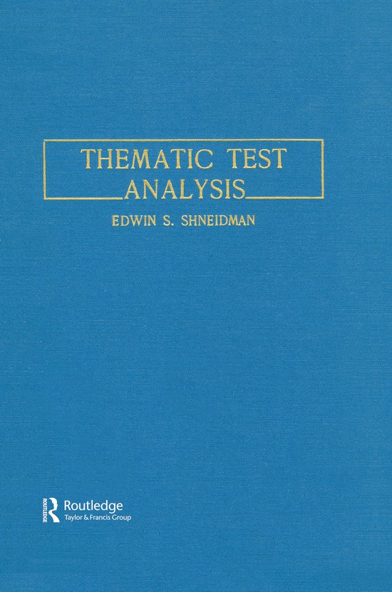 Thematic Test Analysis - cover