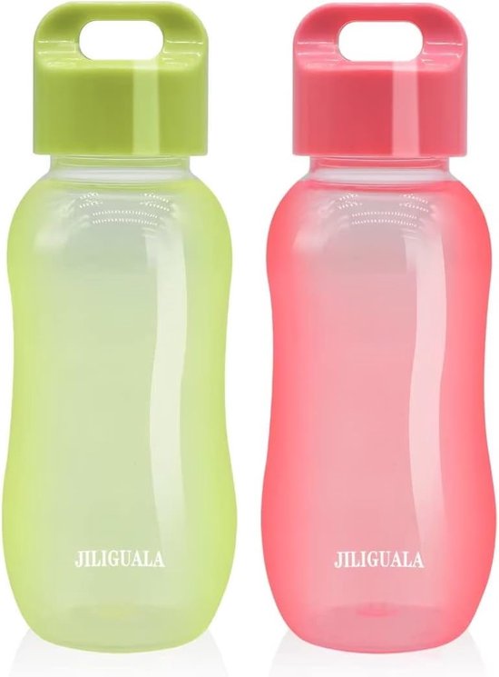 EUNEWR Plastic reisbeker met rietje, dubbellaagse kunststof verzegelde beker voor vruchtensap, smoothie, sap, koffie, ijskoffie, 650 ml